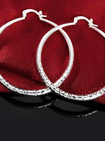 Classic 3cm Hoop Earrings | Polished Gold-Tone Alloy for Daily Wear
