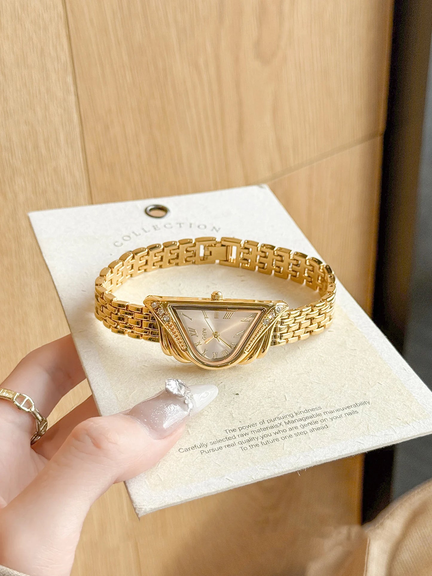 Asymmetric Micro-Dial Bracelet Watch | 20mm Roman Numeral Stainless Steel Timepiece