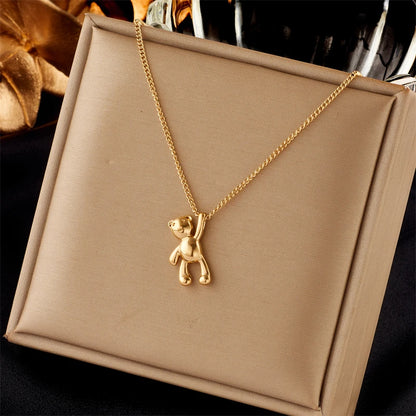 Multilayer Butterfly, Moon & Evil Eye Pendant Necklace | Waterproof 316L Stainless Steel