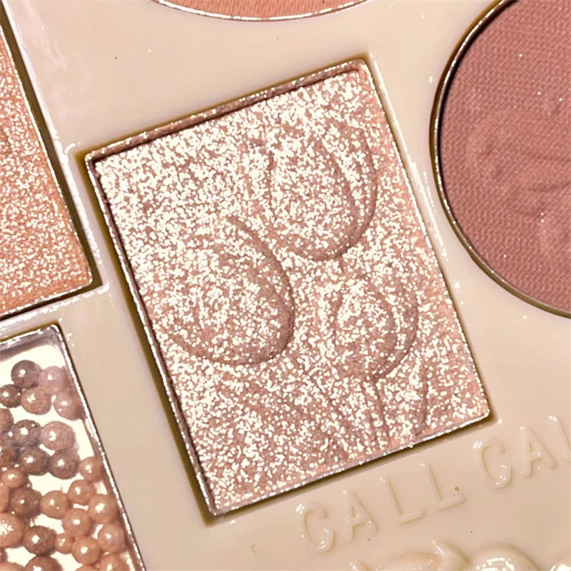 Lace Style 10-Color All-In-One Palette | Professional Eyeshadow, Blush, Contour & Highlighter Set