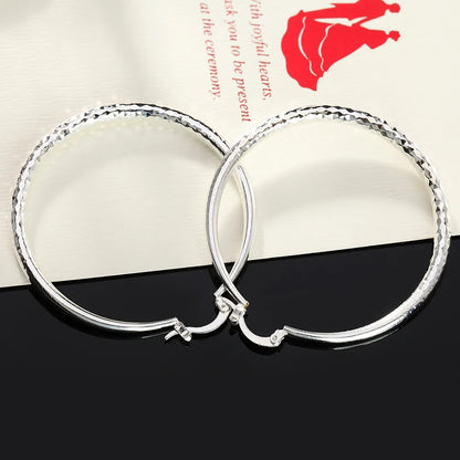 Classic 3cm Hoop Earrings | Polished Gold-Tone Alloy for Daily Wear