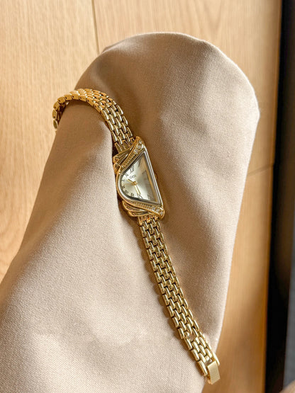 Asymmetric Micro-Dial Bracelet Watch | 20mm Roman Numeral Stainless Steel Timepiece