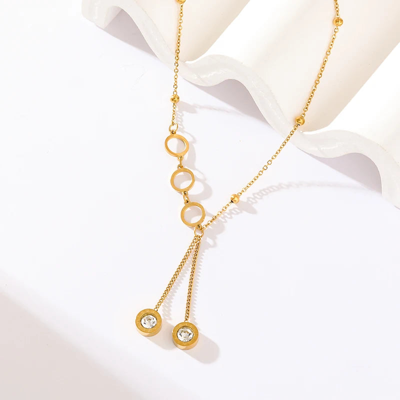 Minimalist Love Heart Pendant | Waterproof 316L Stainless Steel Adjustable Gold Necklace