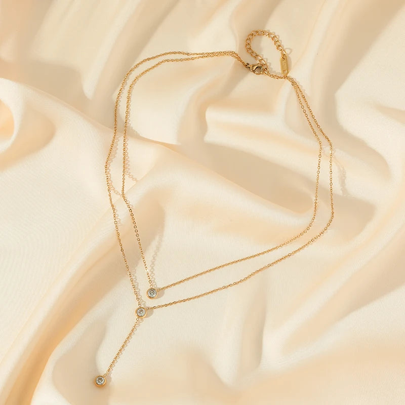 Minimalist Love Heart Pendant | Waterproof 316L Stainless Steel Adjustable Gold Necklace