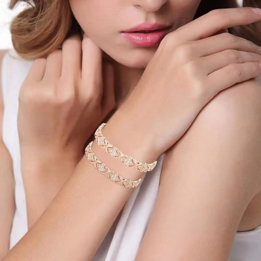 Four-Leaf Clover Bracelet | Stylish Unisex Good Luck Charm