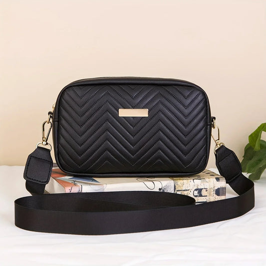 Quilted Minimalist Mini Crossbody | Trendy 2-in-1 Phone Wallet & Chic Geometric Shoulder Bag