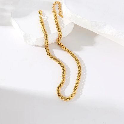2-Layer Tiger Stripe Pendant Necklace | Waterproof 316L Stainless Steel, Round & Square Pendants