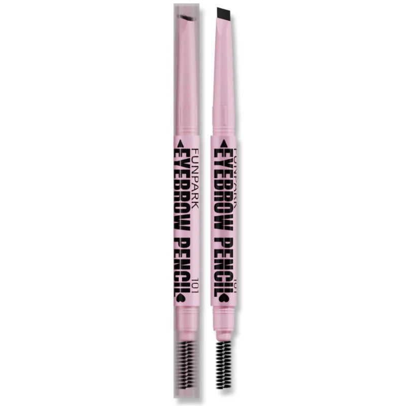 2-in-1 Precision Brow Sculptor | Waterproof "Tattoo Effect" Pencil & Professional Spiral Brush