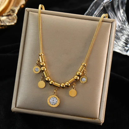 Bold Glossy Heart Statement | Waterproof 316L Stainless Steel Chunky Link Chain Necklace