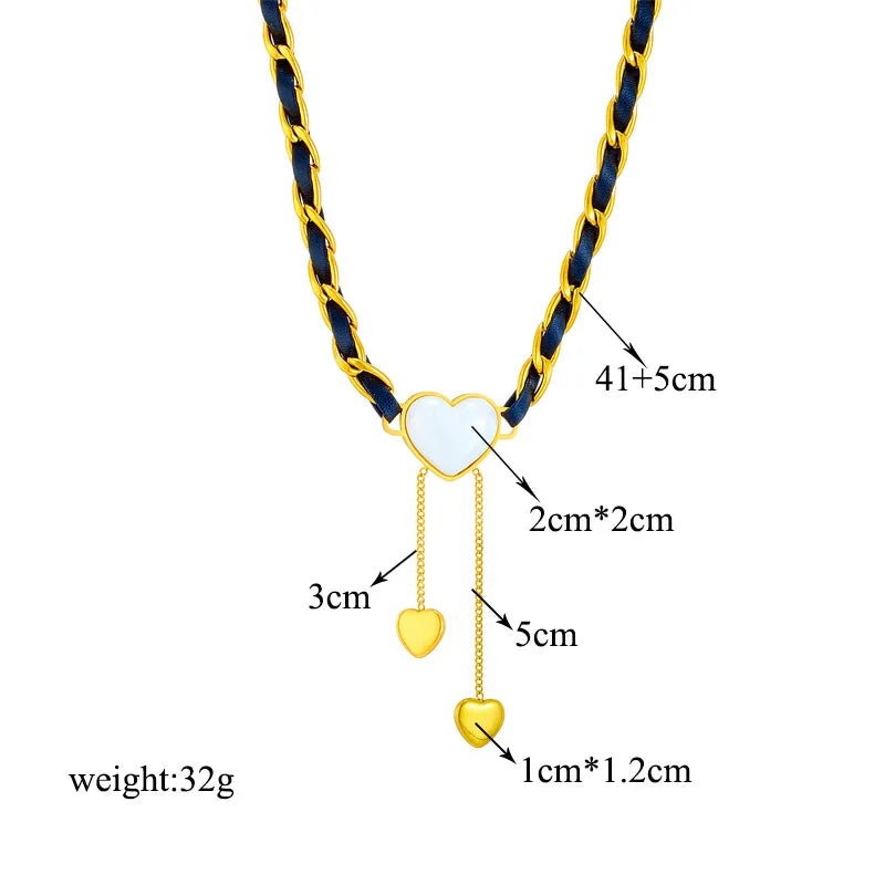 Celestial Multilayer Pendant Necklace | 316L Stainless Steel Butterfly, Moon & Mystical Eye Choker