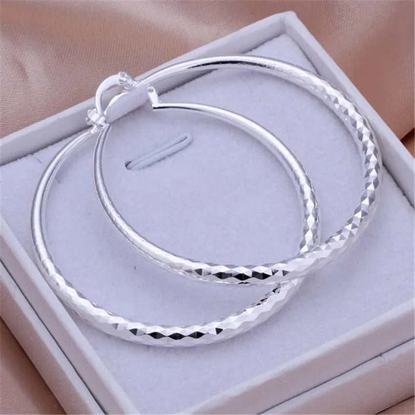 Classic 3cm Hoop Earrings | Polished Gold-Tone Alloy for Daily Wear