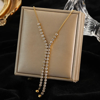 Solid Sphere Minimalist Necklace | Waterproof 316L Stainless Steel Gold Bead Link Chain