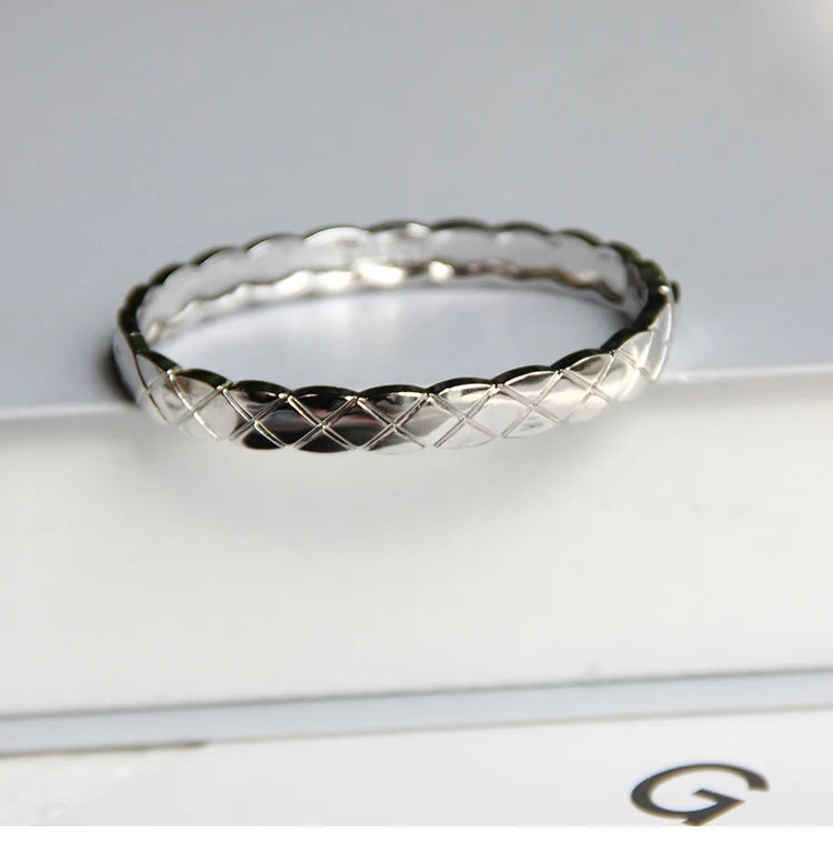 Elegant Golden Knot Cuff | Exquisite Full Zircon Minimalist Bangle for Weddings & Special Occasions