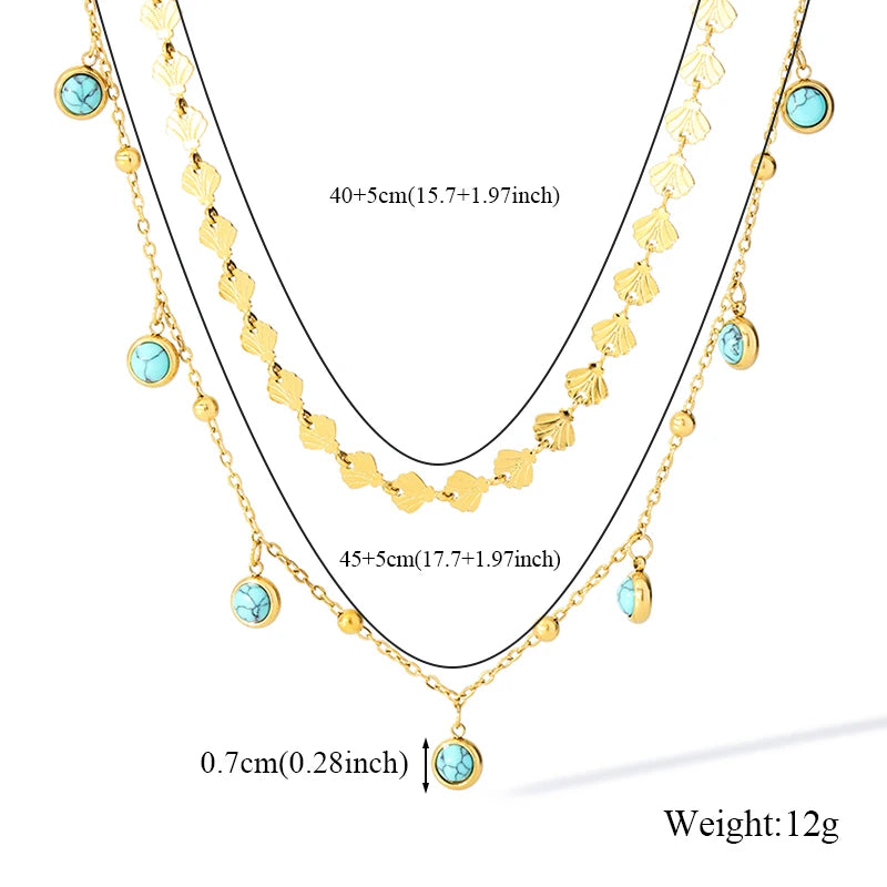 Sparkling Zircon Heart Pendant | Waterproof 316L Stainless Steel Clavicle Necklace