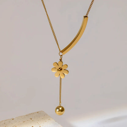 Minimalist Love Heart Pendant | Waterproof 316L Stainless Steel Adjustable Gold Necklace
