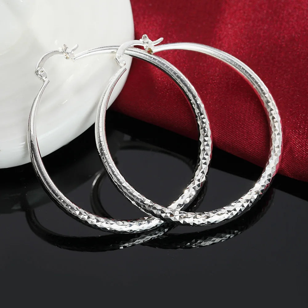 Classic 3cm Hoop Earrings | Polished Gold-Tone Alloy for Daily Wear