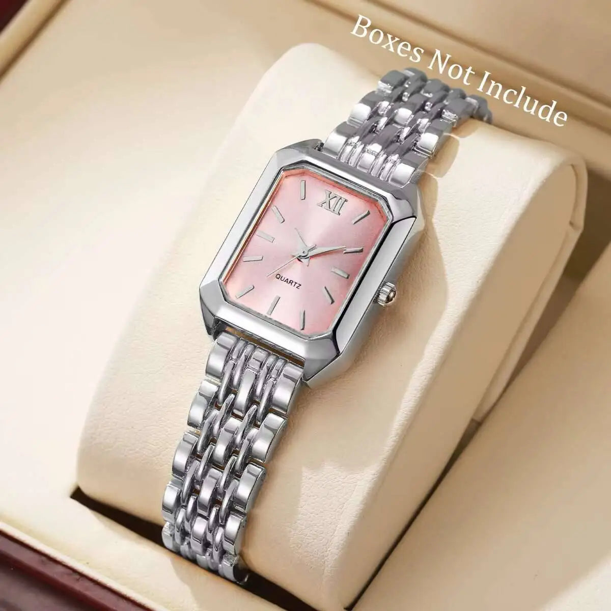 Vintage Rectangle Minimalist Watch | Elegant "Old Money" Gold-Tone Wristwatch