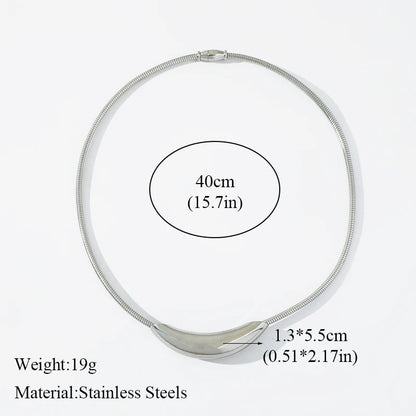 Solid Sphere Minimalist Necklace | Waterproof 316L Stainless Steel Gold Bead Link Chain